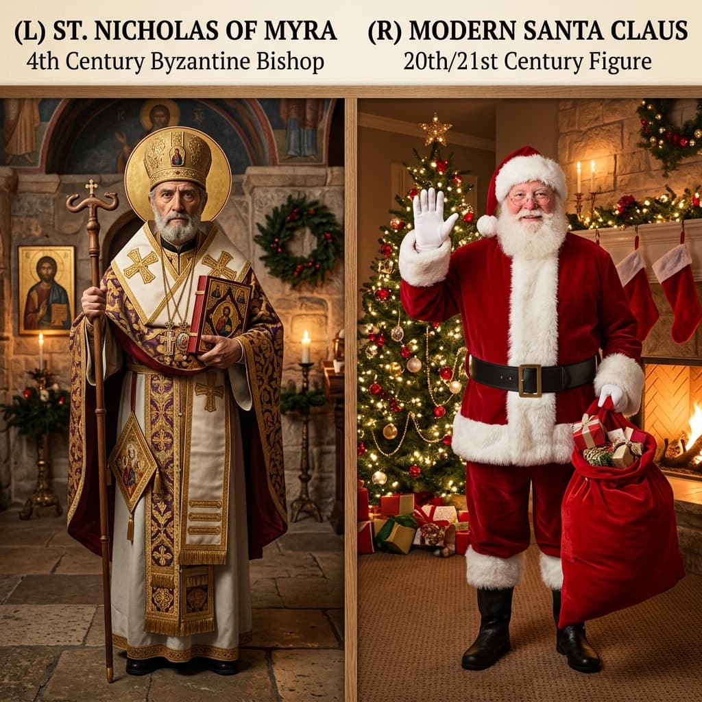 Saint Nicholas and the historical origins of Santa Claus