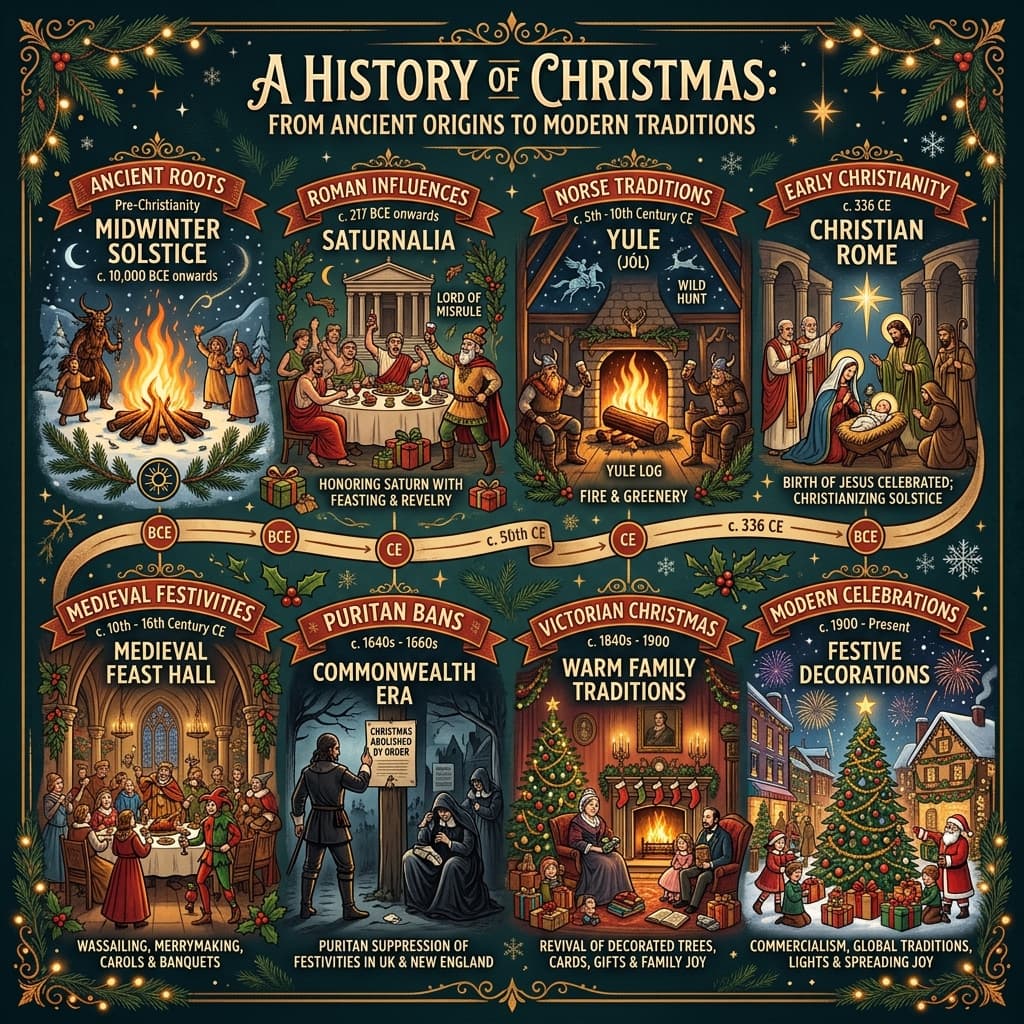 History of Christmas: Origins, Traditions & Timeline