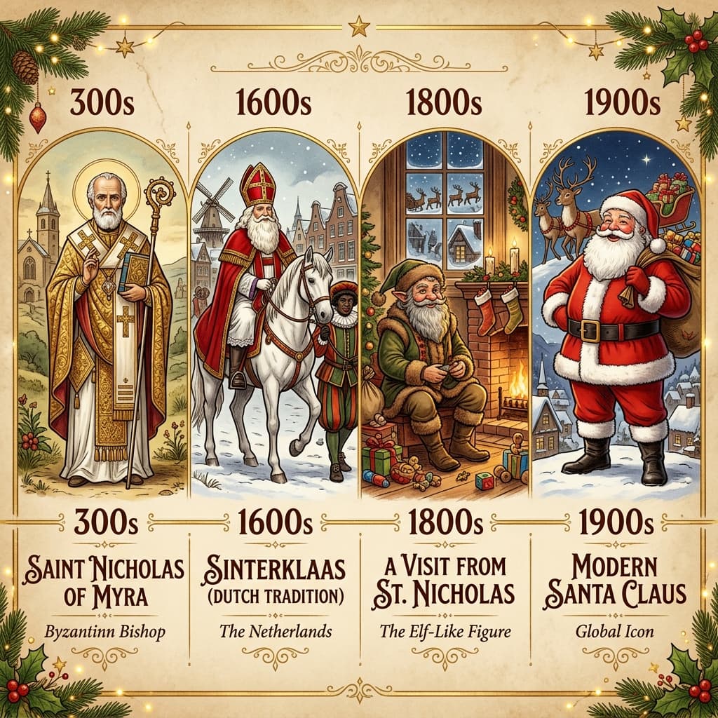 The History of Santa Claus: How Saint Nicholas Became Santa