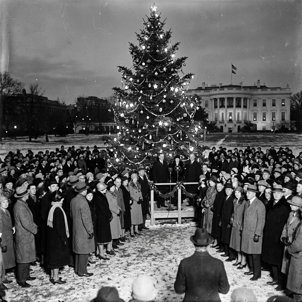 National Christmas Tree history at the White House